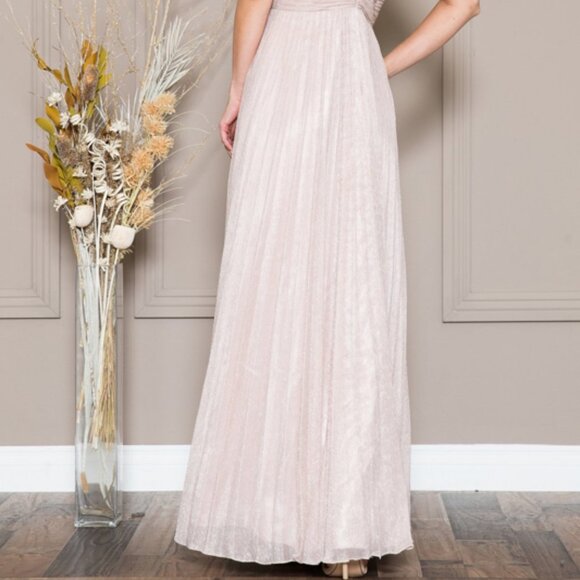 Light Pink Prom Party Evening Formal A-Line Sleeveless Maxi Long Dress AcL598 - Picture 6 of 6